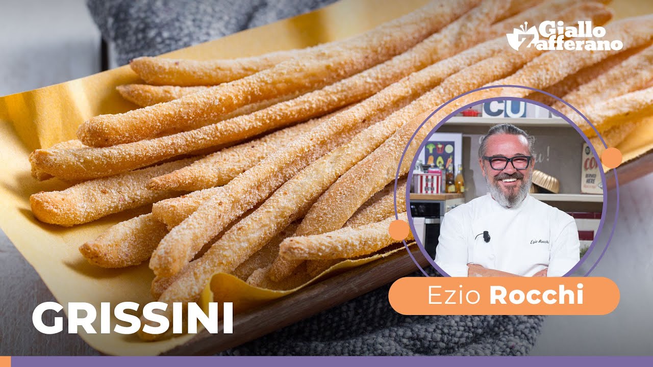 GRISSINI: la RICETTA PERFETTA dello Chef Ezio Rocchi😋🤤