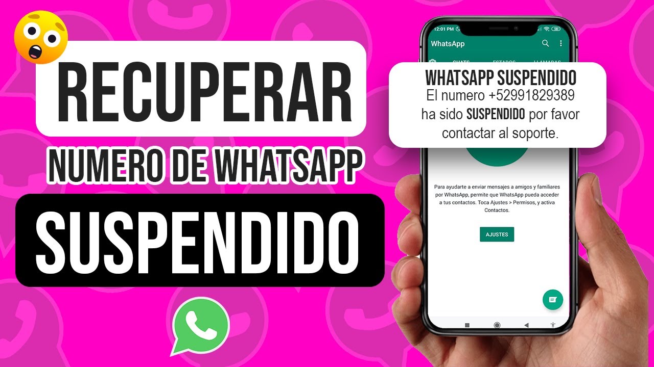 ✅ Recuperar Numero Suspendido de Whatsapp Recuperar Numero de Celular Suspendido en Whatsapp