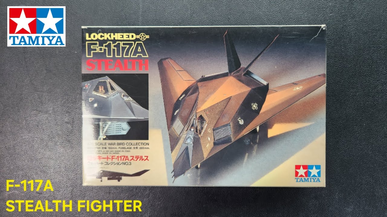 TAMIYA F-117A Stealth Fighter Unboxing | 1/72 Lockheed Nighthawk