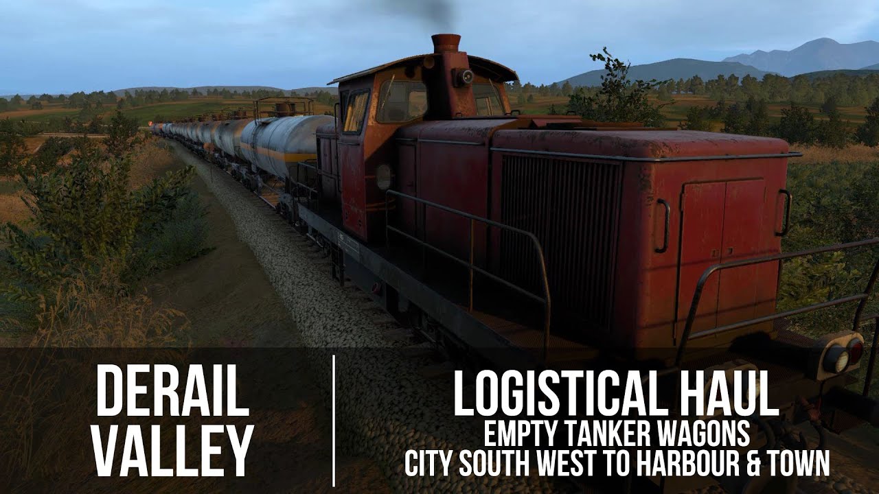 Derail Valley - Logistical Haul - City South West to Harbour and Town