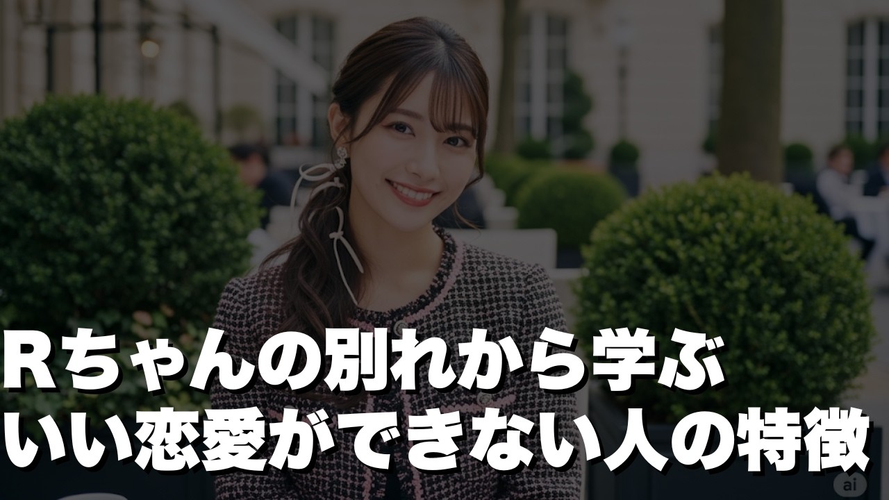【Rちゃんの別れから学ぶ①】〇〇〇〇〇の自分を出すと恋愛は壊れる