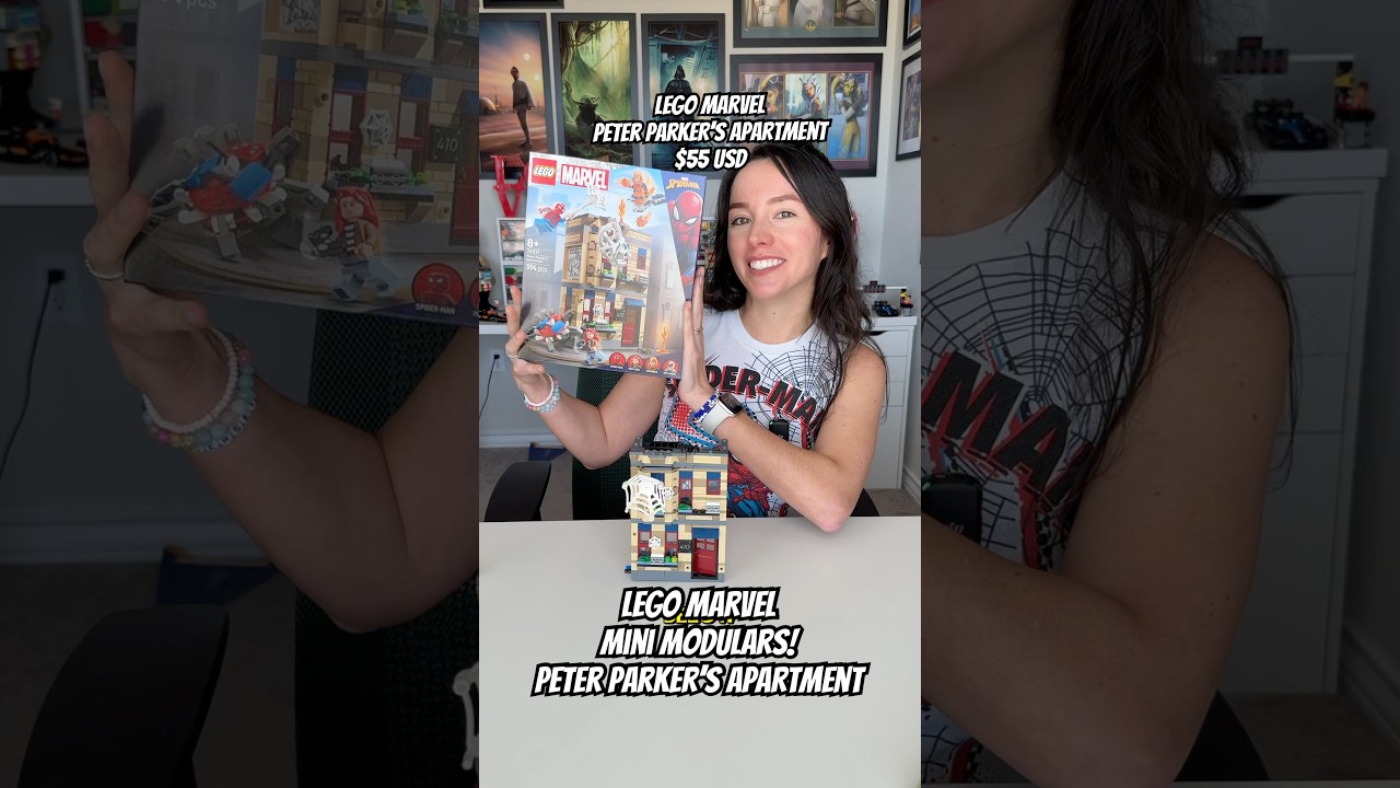 LEGO Marvel Peter Parker&rsquo;s apartment mini review and other mini Modulars #lego