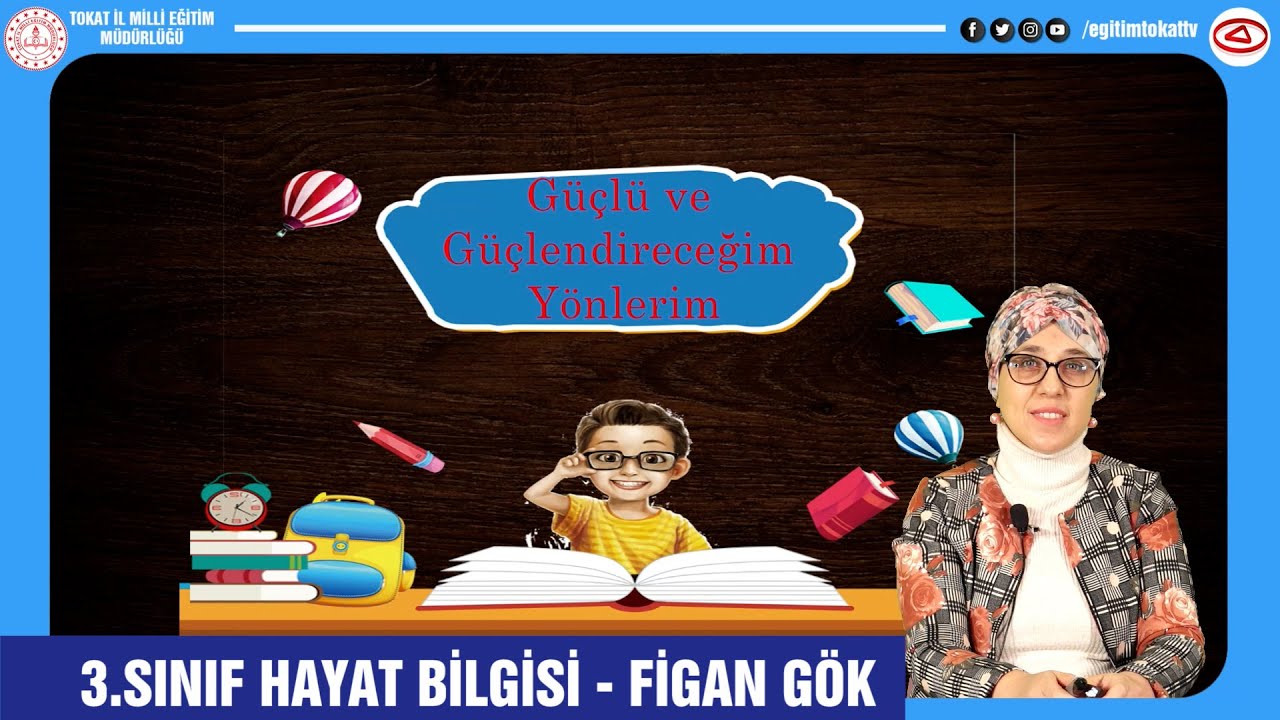 GÜÇLÜ VE GÜÇLENDİRECEĞİM YÖNLERİM - 3.SINIF HAYAT BİLGİSİ - EĞİTİM TOKAT TV