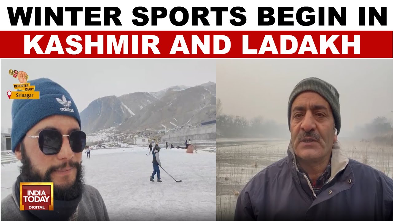 Severe Cold Grips Kashmir Valley And Ladakh, Winter Sports Enthusiasts Gear Up | India Today