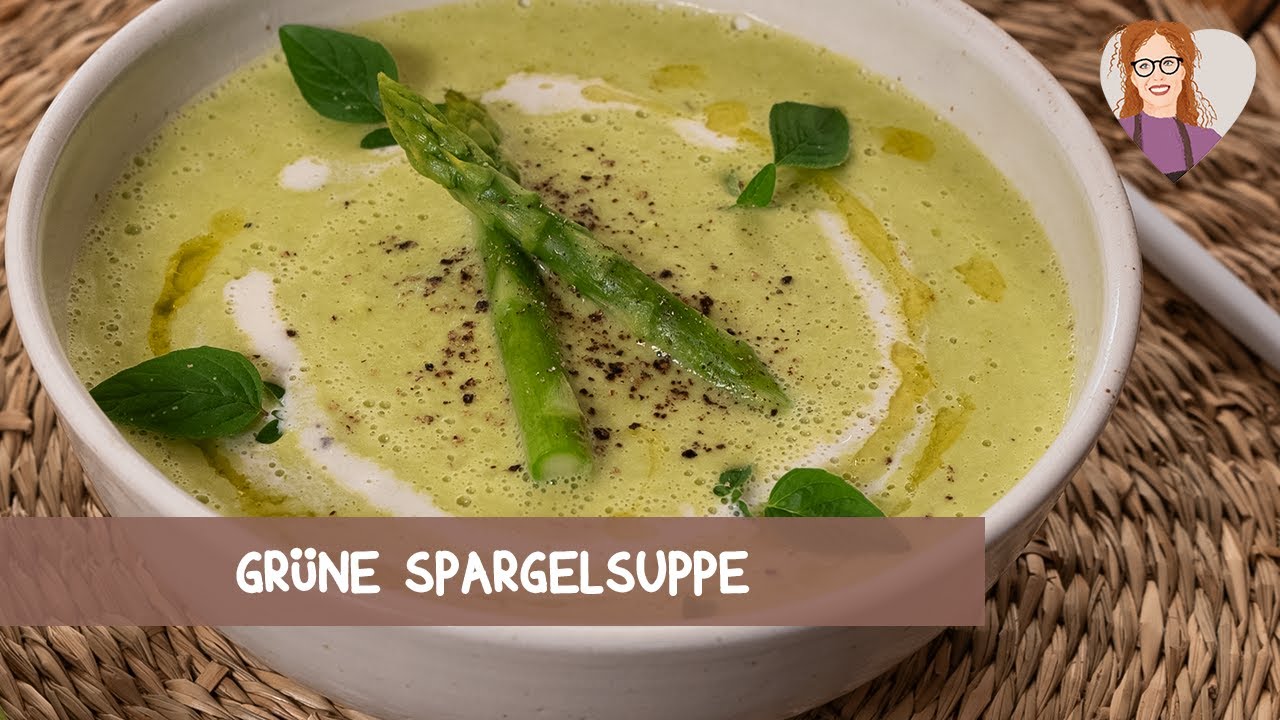 🍃Samtige Spargelsuppe – cremig, proteinreich & super lecker | vegan basisch