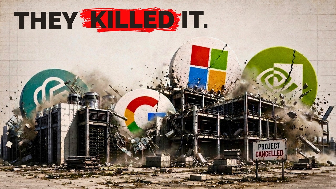 Big Tech Is Quietly Killing Its AI Data Centers &mdash; And It's Not the Bubble