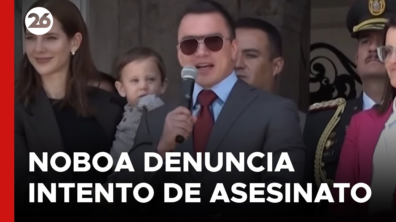 🇪🇨 ECUADOR: NOBOA denuncia que fue VÍCTIMA de un presunto INTENTO de ENVENENAMIENTO