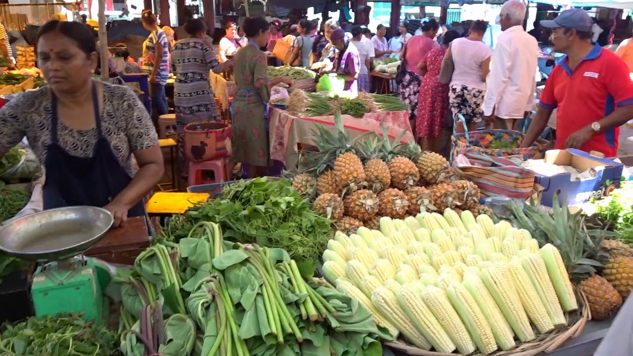 Mahebourg, le marché et Waterfront