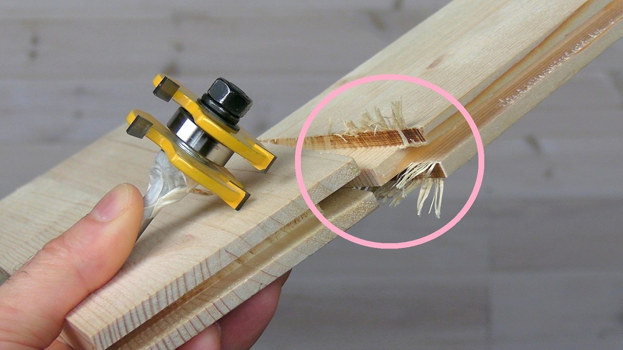 Cheap router bits for tongue and groove joints. Nothing is as easy as it seems