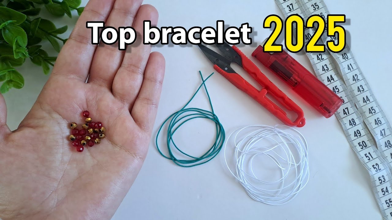 Make This Bracelet at Home – No Experience Needed‼️ | Beaded Bracelet Tutorial
