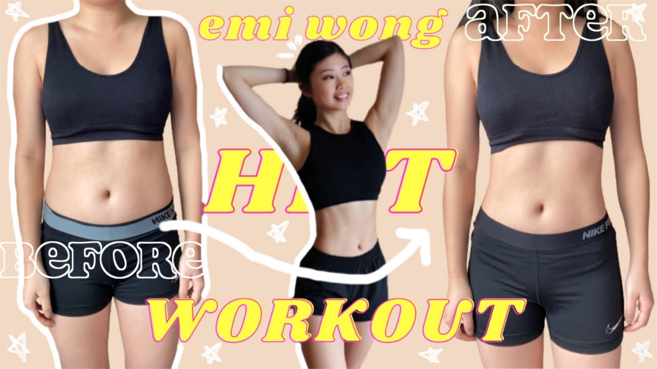 I TRIED EMI WONG'S HIIT WORKOUT FOR A WEEK! *lose belly fat* (RESULTS IN ONE WEEK!) | NO EQUIPMENT