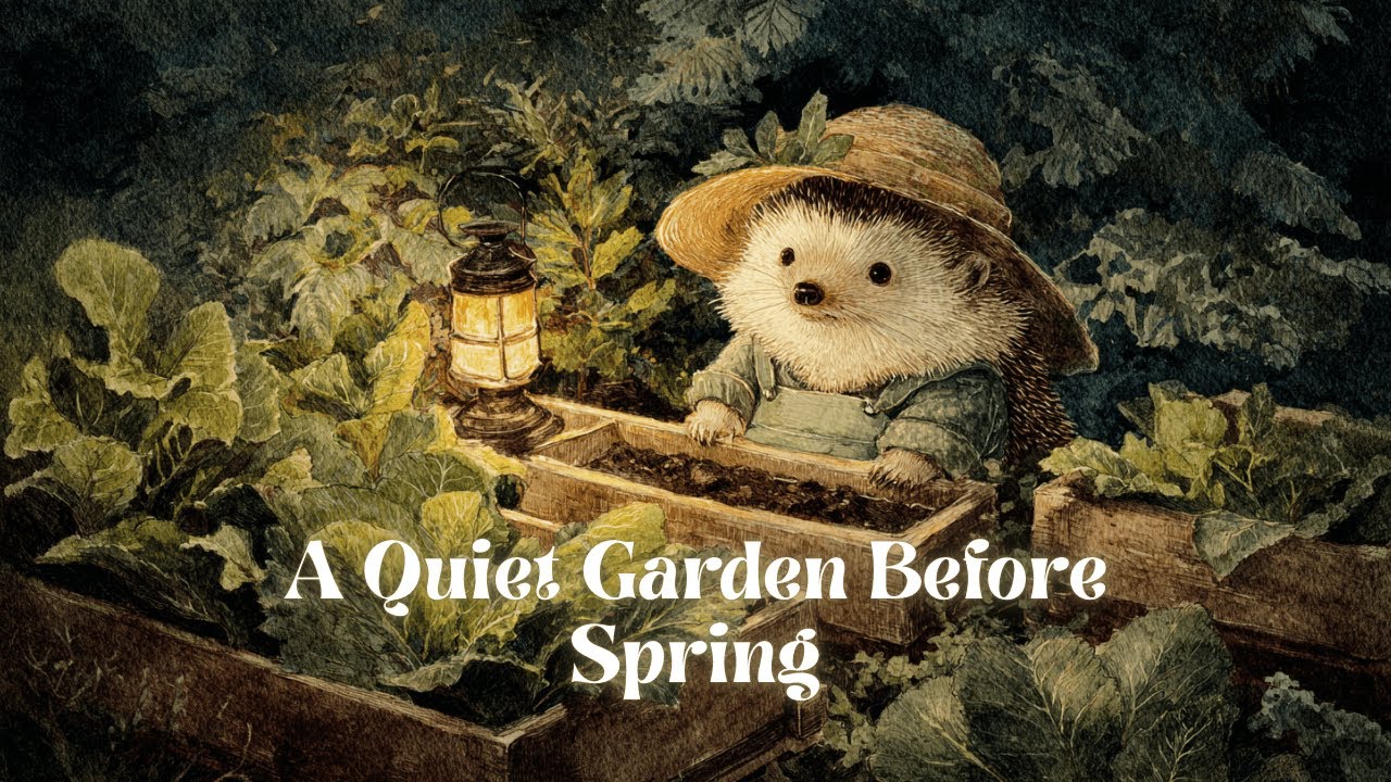 Gentle Celtic Music & A Erly Spring Story — A Quiet Garden Before Spring