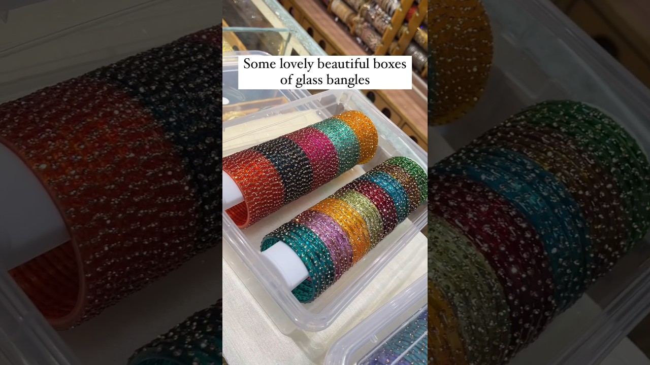 Glass bangle boxes on website #bangles #glass #colourful #traditionalwear #indianfashion #wedding