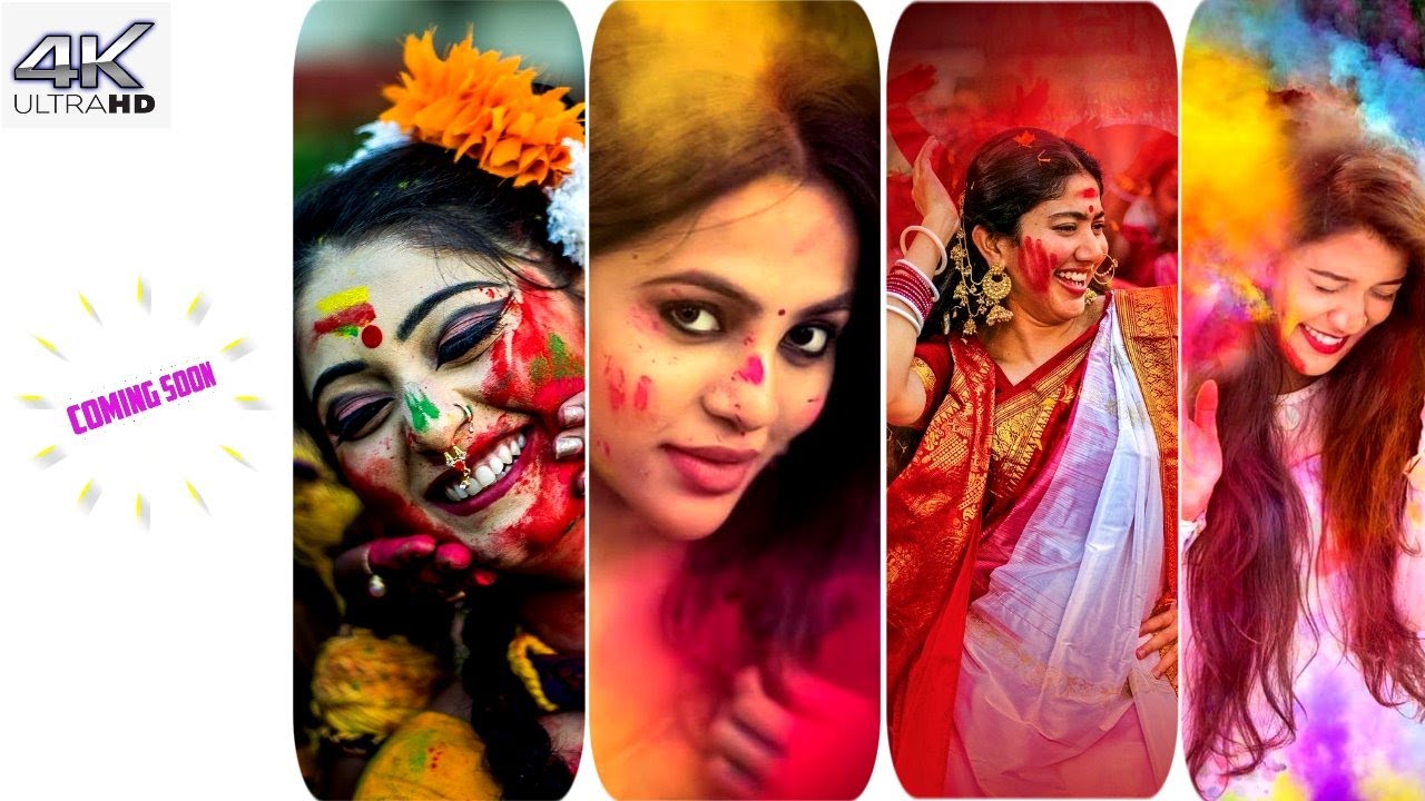 Coming Soon Holi Whatsapp Status 4k 🎉 Holi Status 4k 🥰 Holi Hindi song ❤️full screen status #shorts