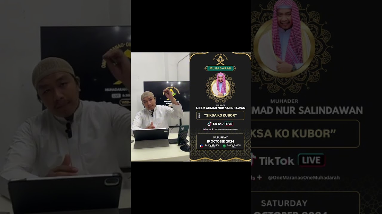 Siksa ko kubor by our Guest Sheikh Ahmad Nur Salindawan (One Maranao Wasyat) #muhadarah