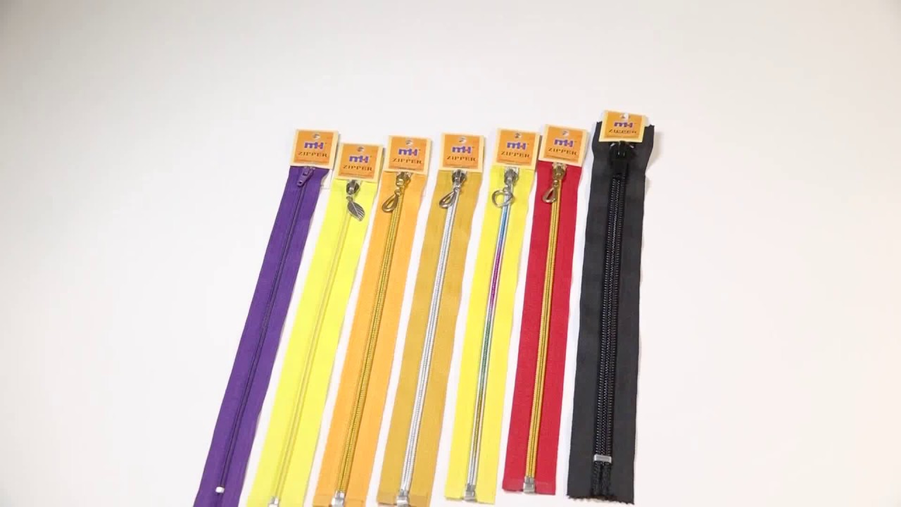 Nylon coil zippers