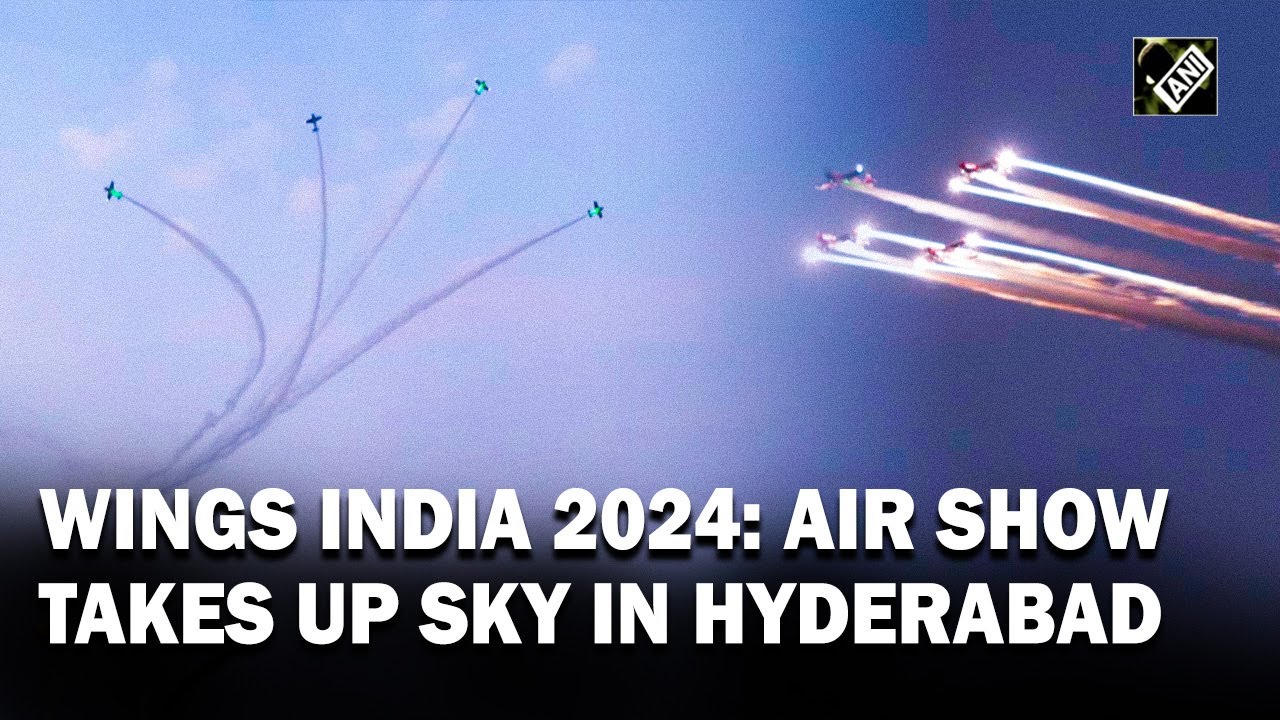 Wings India 2024: Airshow organised at Begumpet Airport in Hyderabad
