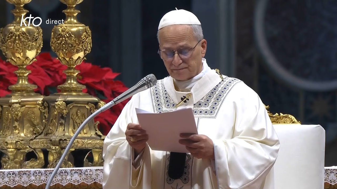 Messe pour la Paix du 1er janvier 2026 présidée par le pape Léon XIV à Rome