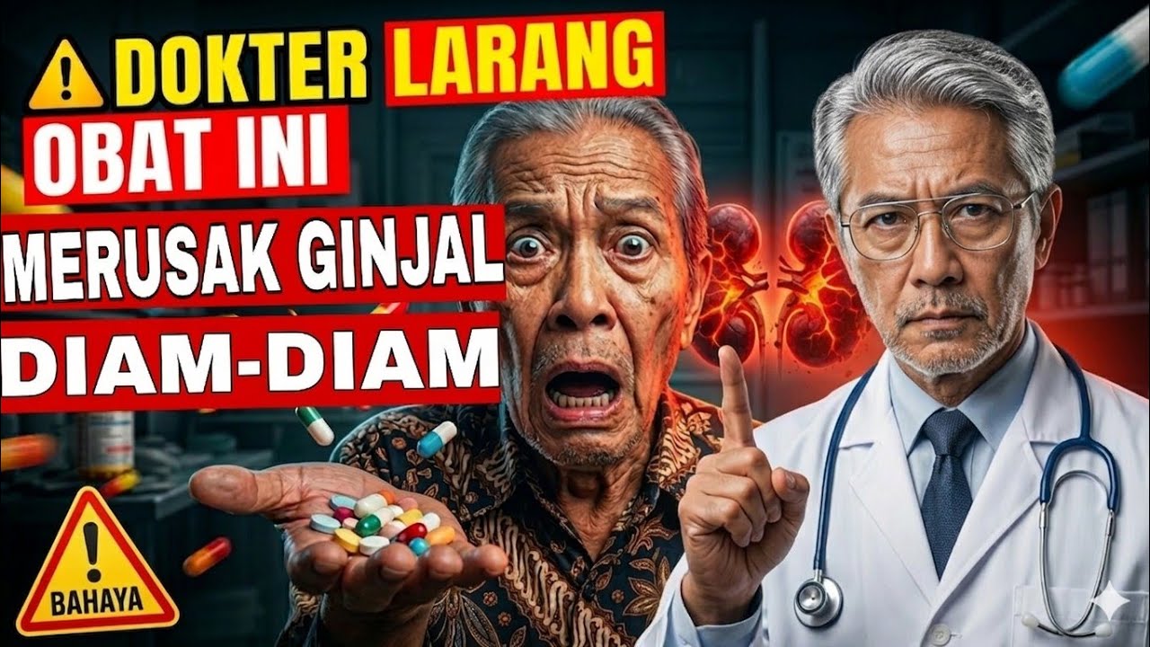 AWAS! 6 Obat Ini Bisa Merusak Ginjal Tanpa Disadari, Banyak Lansia Minum Setiap Hari