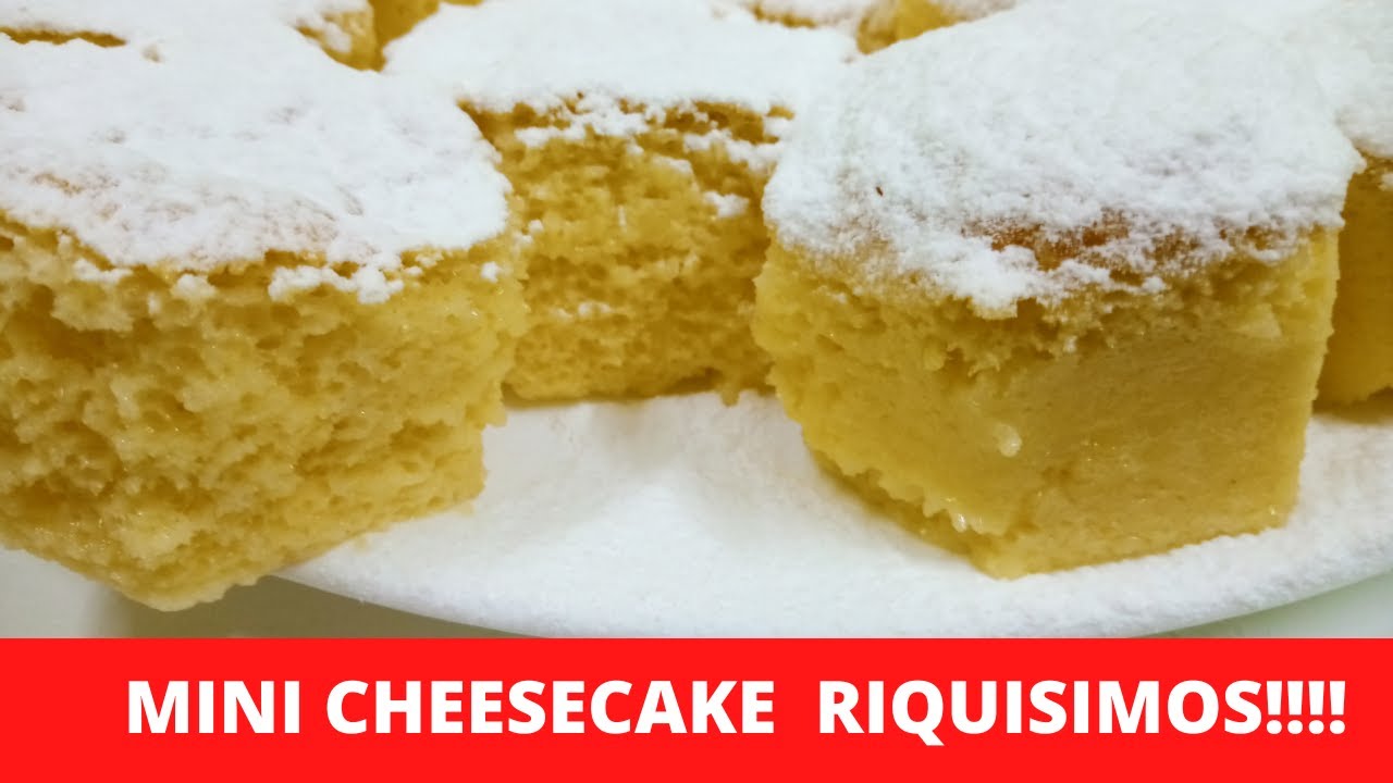 MINI CHEESECAKE RIQUISIMOS!!!!/ RECETA DE BUDINCITOS DE QUESO