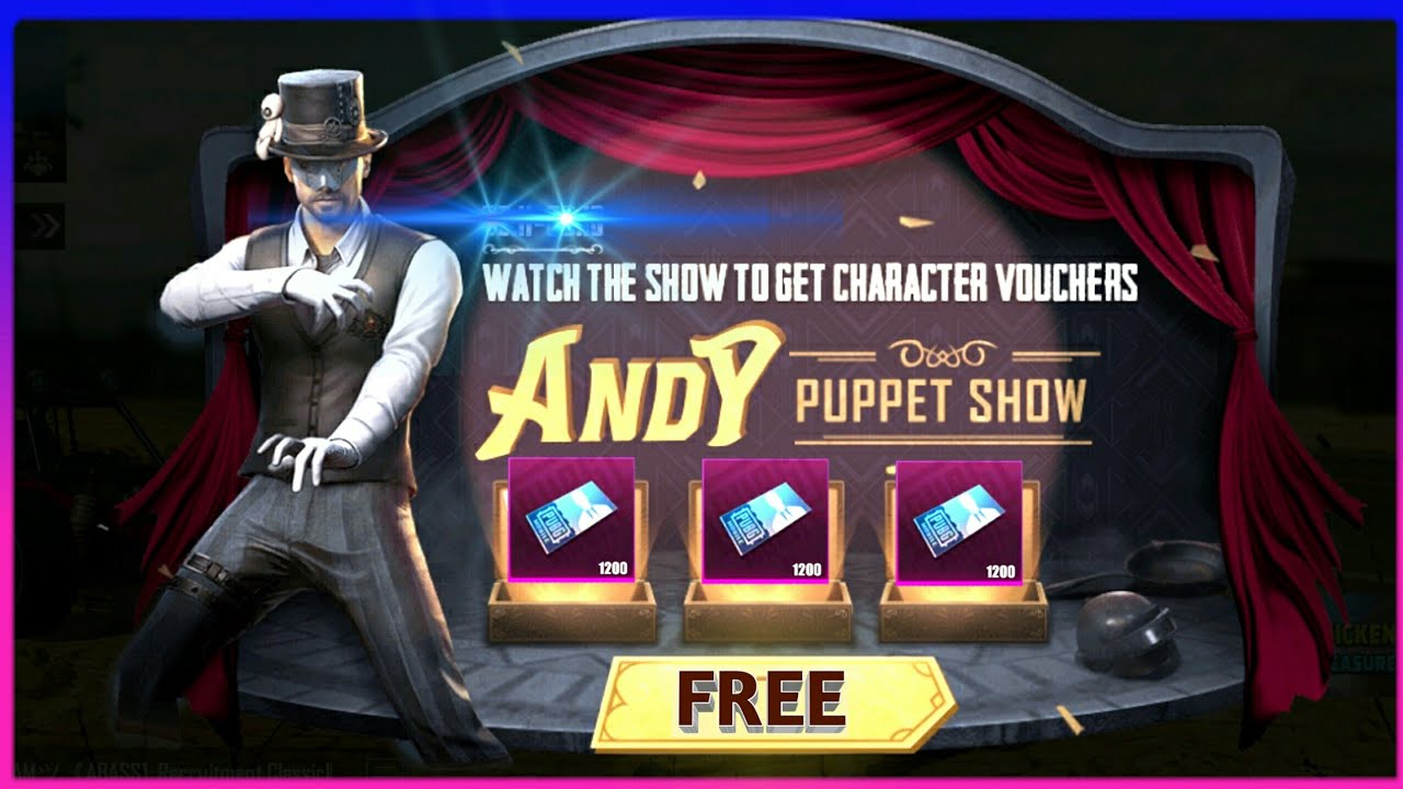 FINALLY CHARACTER VOUCHER NEW EVENT IS HERE (100 CHARACTER VOUCHER FREE)- PUBG MOBILE