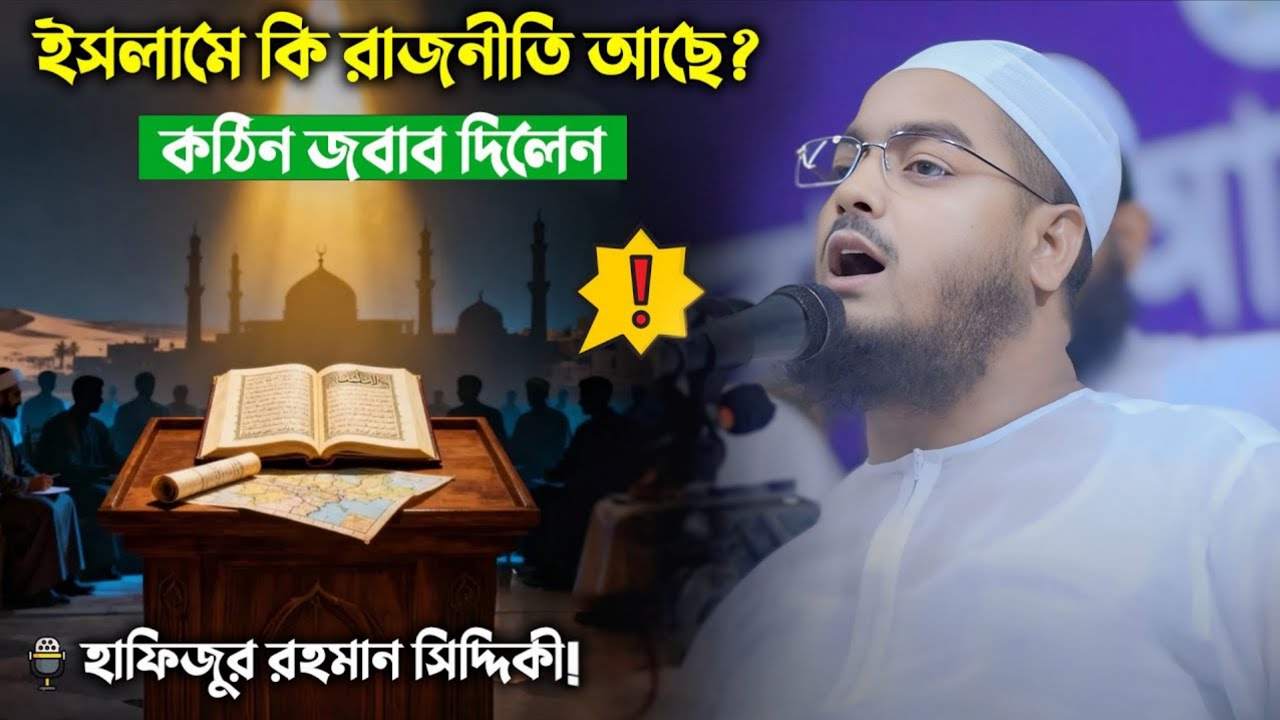 ইসলামে কি রাজনীতি আছে? | কঠিন জবাব দিলেন হাফিজুর রহমান সিদ্দিকী।।