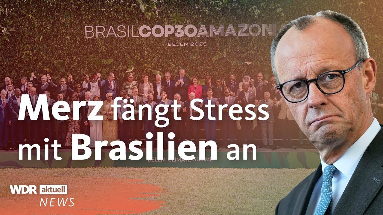 Merz redet schlecht über Brasilien: Ging seine Aussage zu weit? | WDR Aktuelle Stunde
