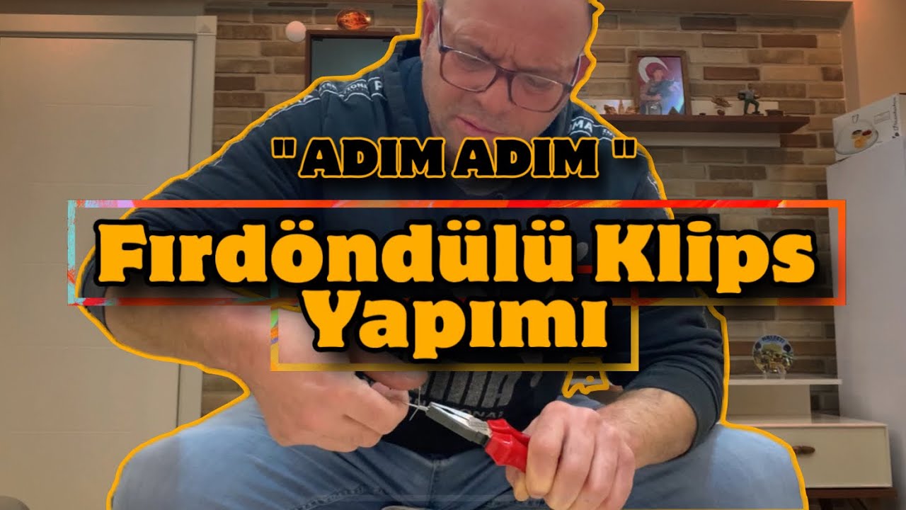 Fırdöndülü klips yapımı | Evde kendin yap!
