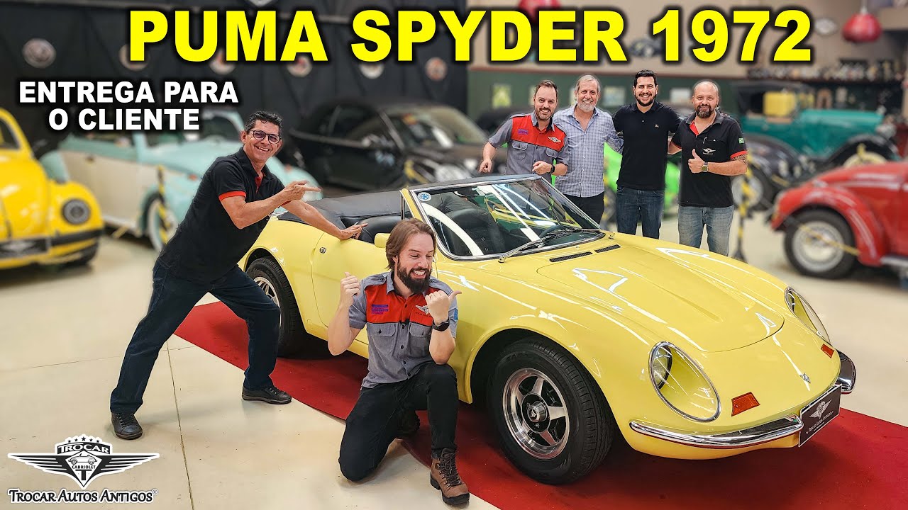 Ícone Brasileiro! PUMA SPYDER 1972 Conversível finalizado!
