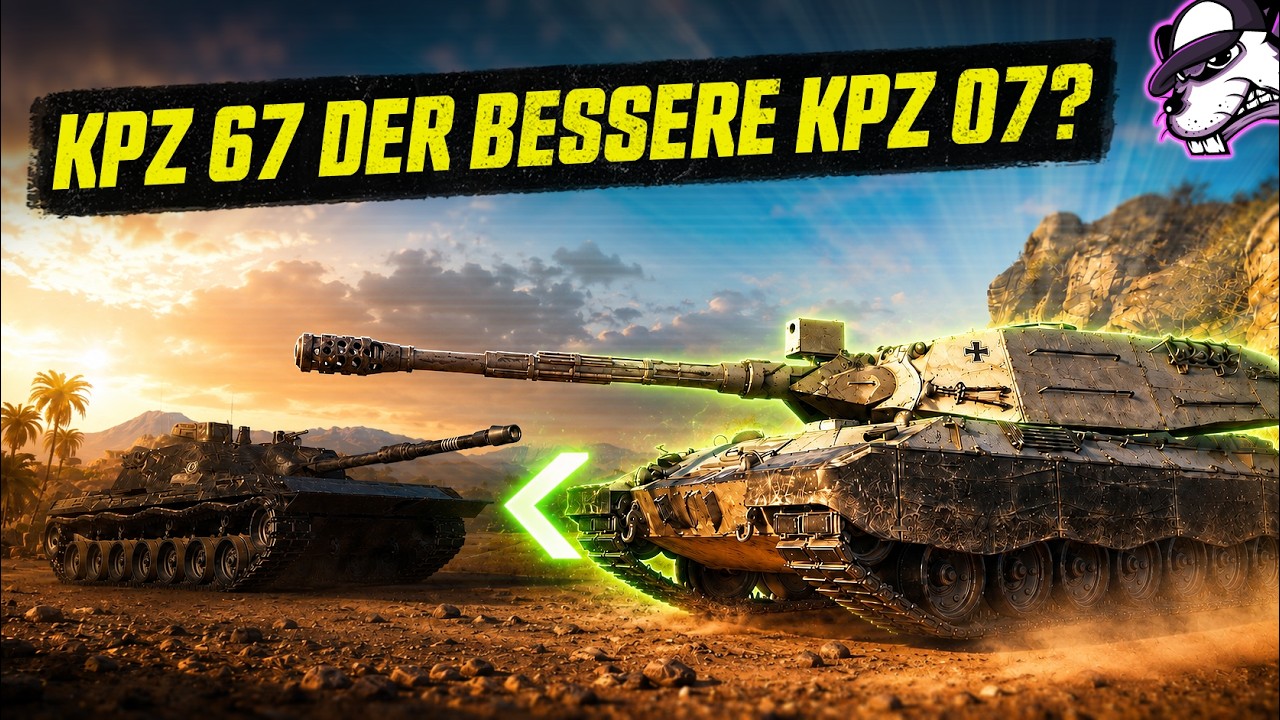 Ist der neue Kampfpanzer 67 der bessere KPZ 07P(E)? [WoT - Gameplay - Deutsch]