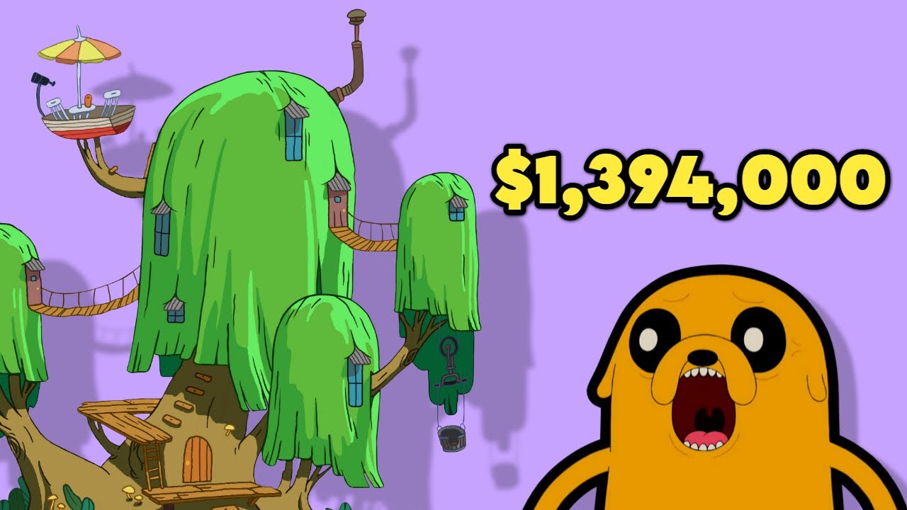 how much would it cost to build the adventure time tree house irl?