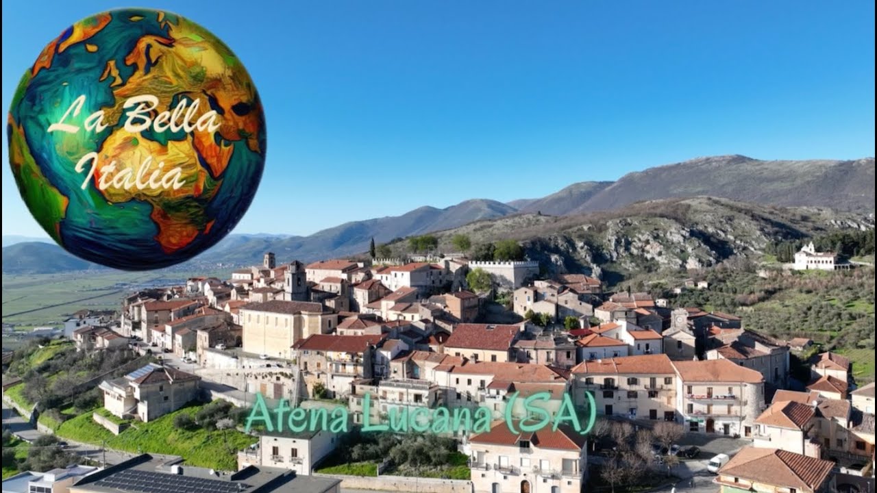 Atena Lucana (SA) - Italy - Video con drone di Atena Lucana