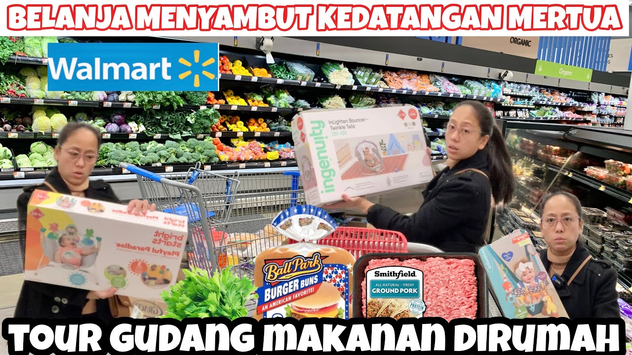 BELANJA MENYAMBUT MERTUA DATANG SEKALIAN TOUR GUDANG MAKANAN PANTRY DI RUMAH KITA