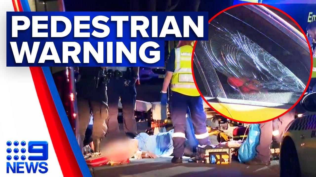 Driver charged after hitting elderly pedestrian | 9 News Australia