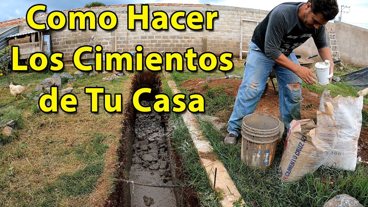 Como Hacer Los Cimientos de Tu Casa  - Construyendo Nuestra Casa en Mexico - [V-blog359]