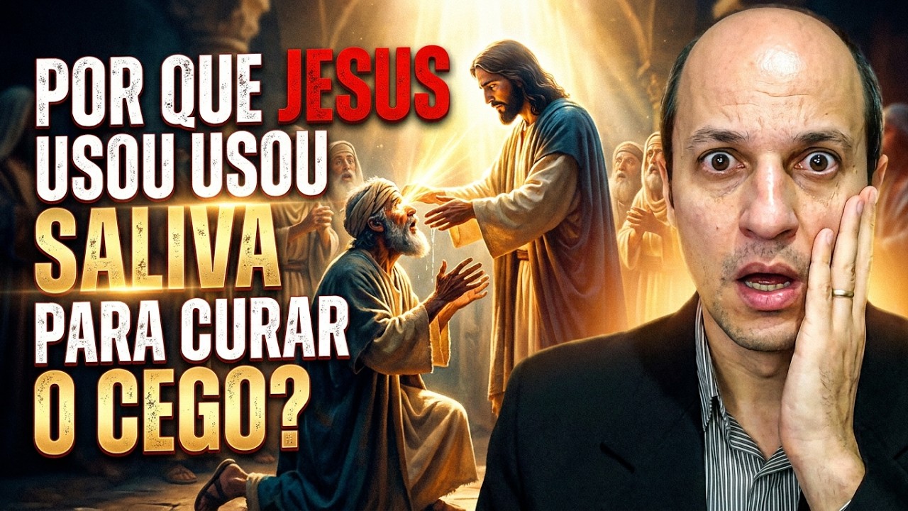 Foi por isso que Jesus usou SALIVA COM TERRA nos olhos do cego