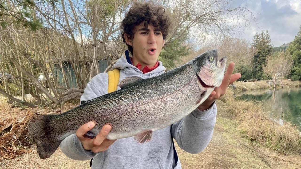 Ultralight Jigging for BIG Rainbow Trout