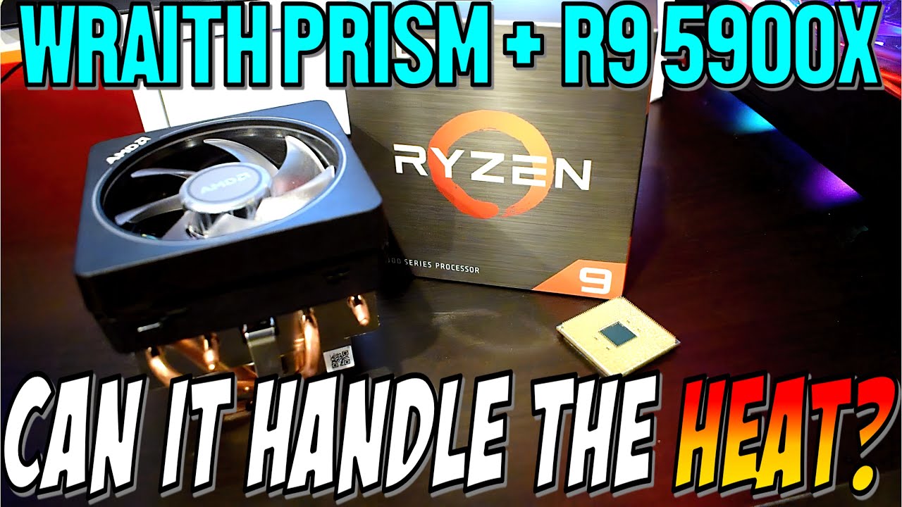 Ryzen 9 5900X охлаждается процессорным кулером Wraith Prism — справится ли штатный кулер AMD с 12...