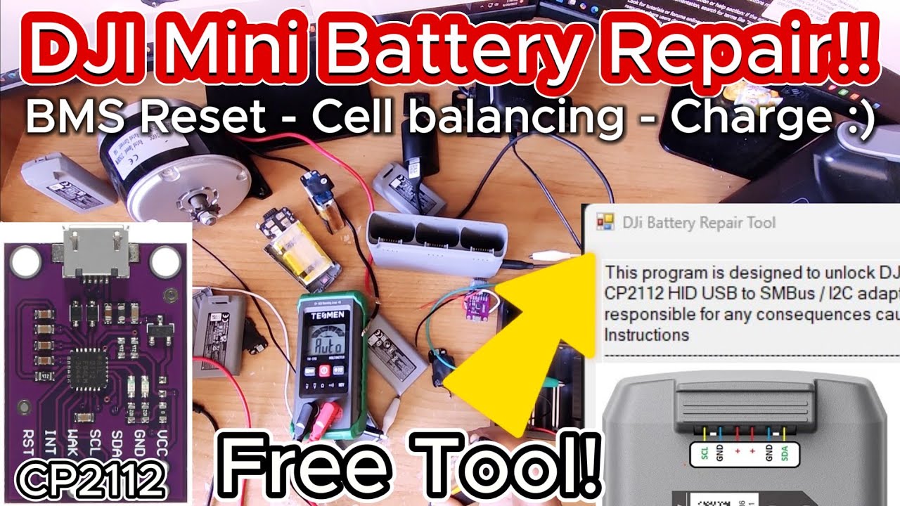 DJI Mini 2/Mini SE/Mini 4K Battery Repair | Step-By-Step | DIY *WORKS*