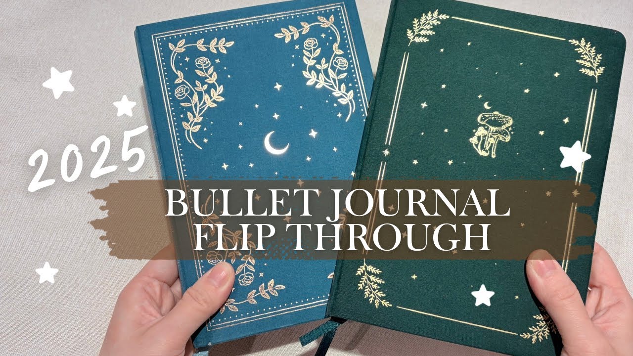 ✨🍃🌲2025 BULLET JOURNAL FLIP THROUGH | review of the full year 