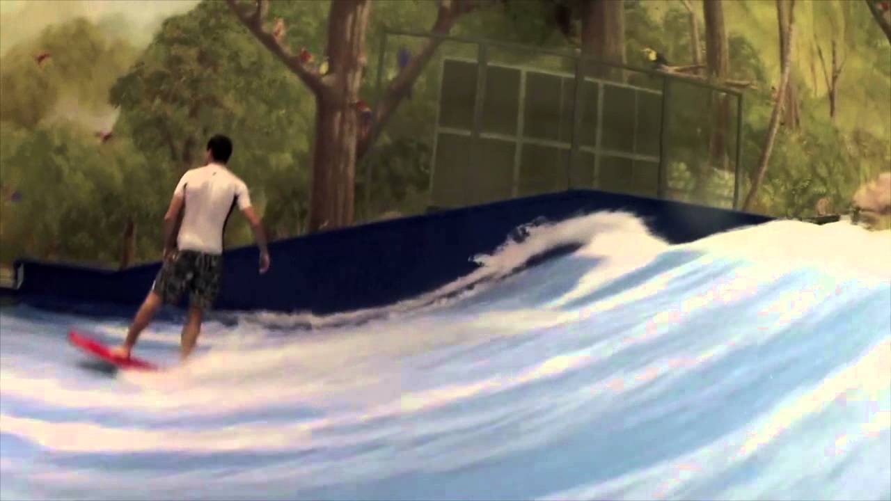 Double FlowRider&reg; surfing wave&mdash;Pensacola Christian College&reg;
