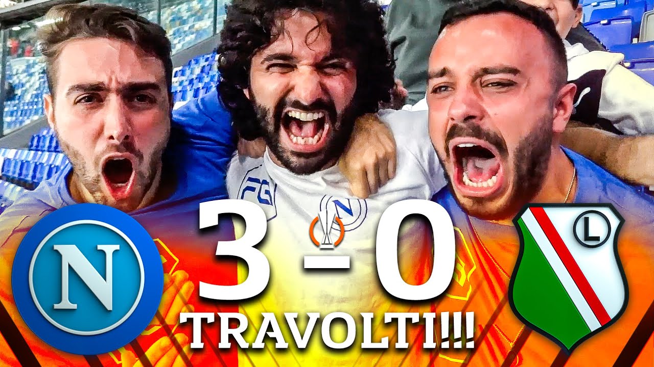 TRAVOLTI!!! NAPOLI 3-0 LEGIA VARSAVIA | LIVE REACTION NAPOLETANI AL MARADONA HD