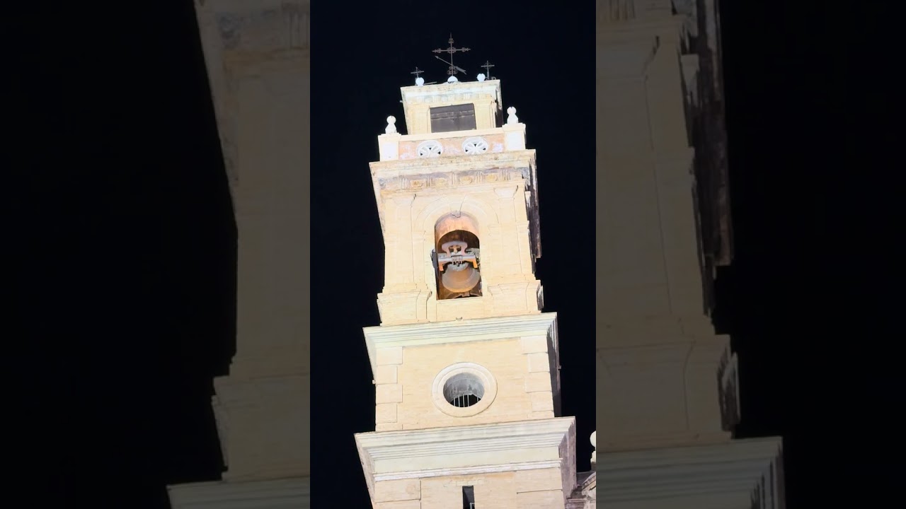 Volteo de campanas por las vísperas de sant Antoni en canals 