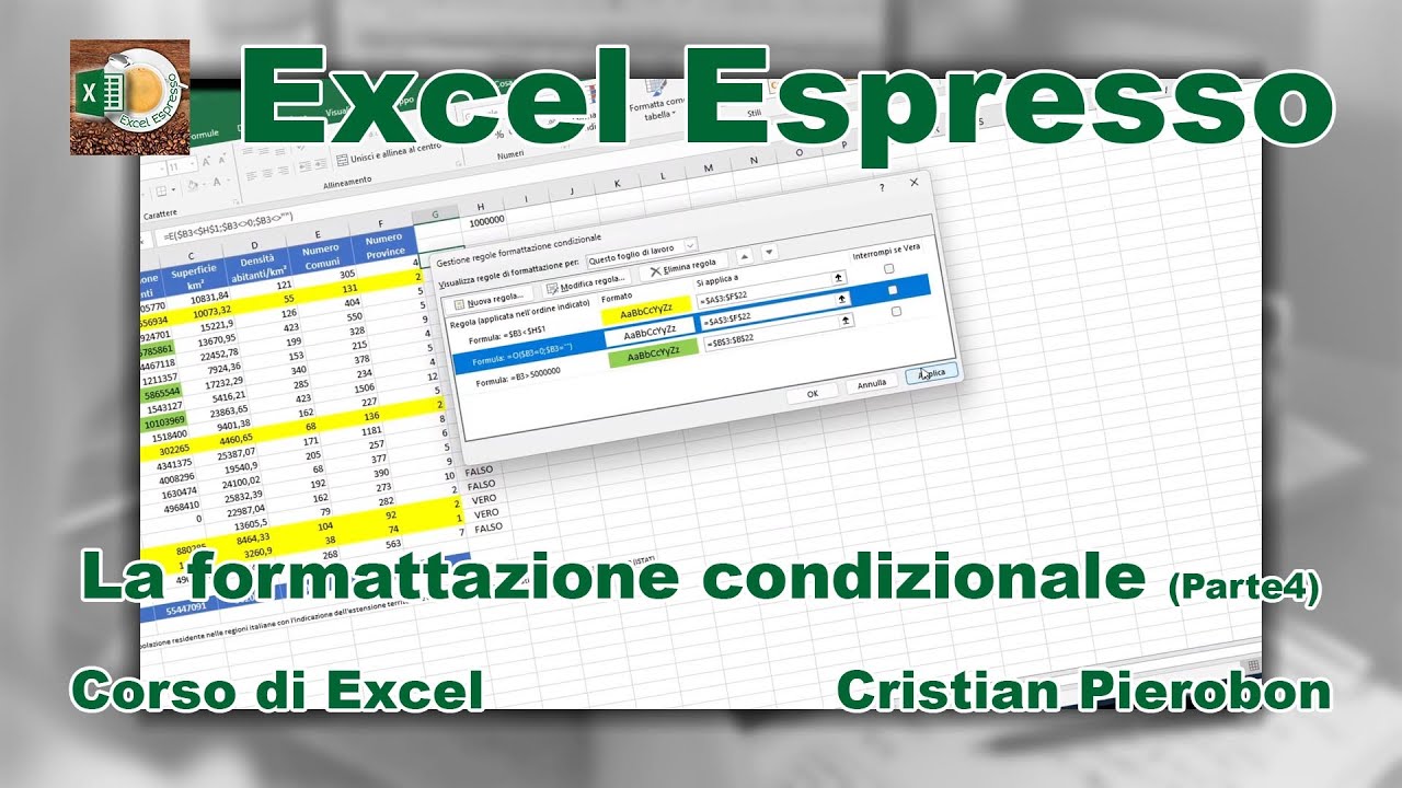 Formattazione condizionale (parte4) - Excel Espresso