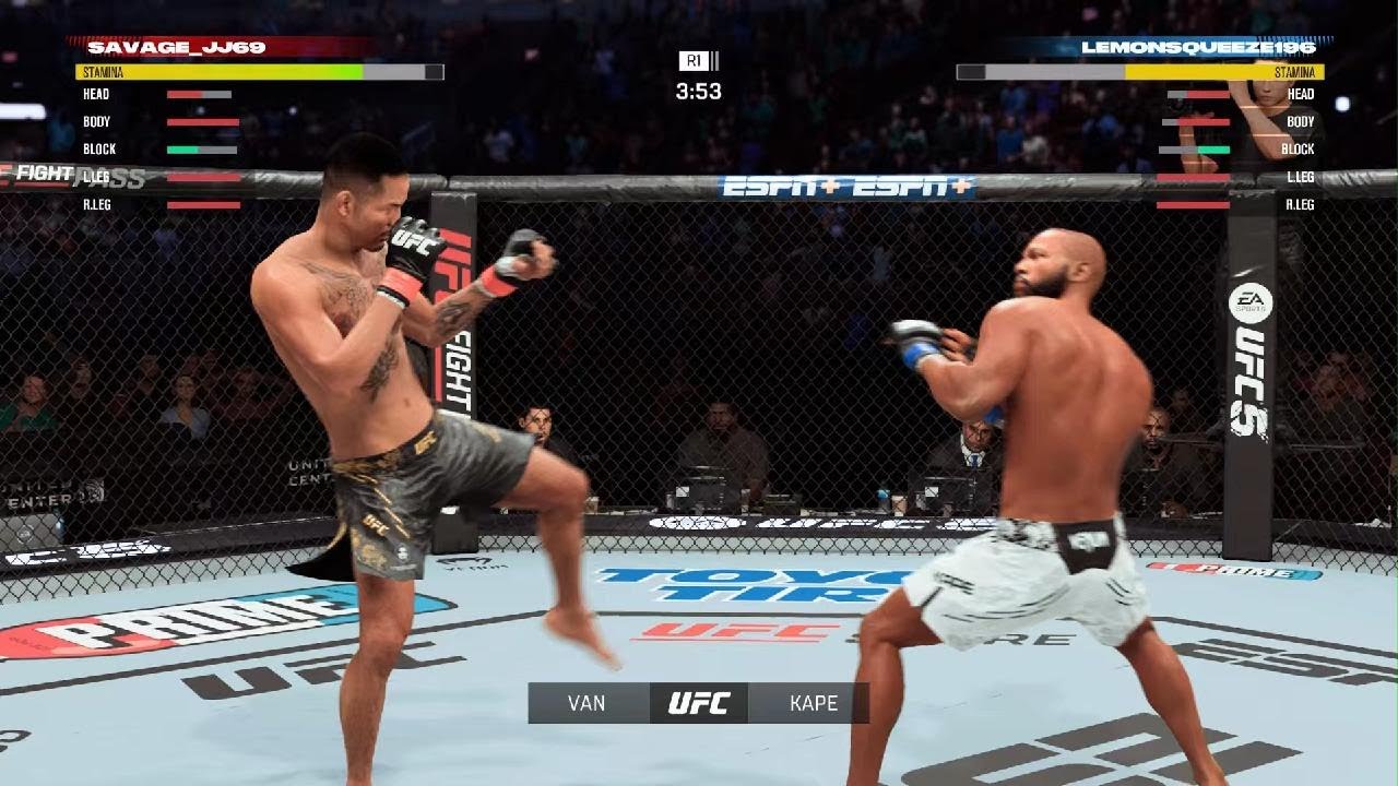 EA SPORTS UFC 5_ rank van folding Kape