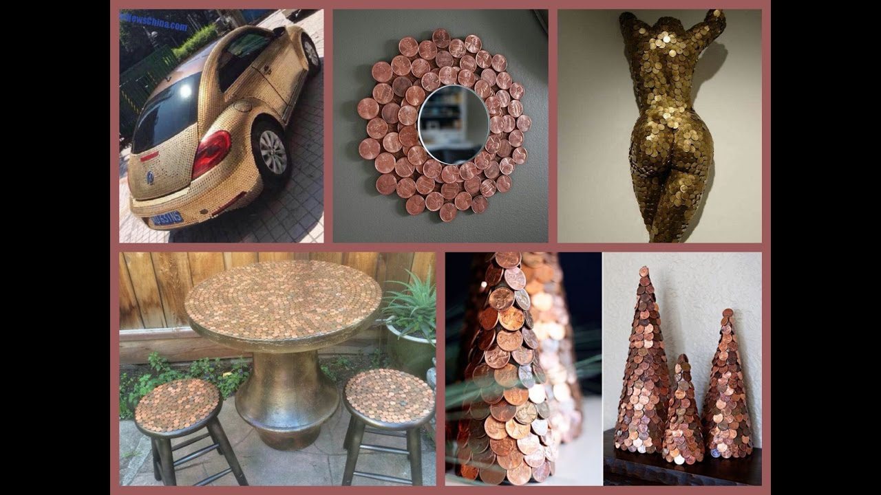 Recycled Penny Craft Ideas - Amazing Penny Arts and Crafts