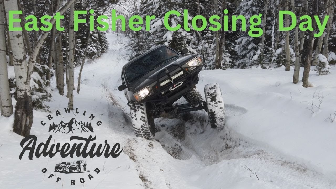 closing day at Mclean creek 2025 we run east fisher trail in hopes for frozen ground and fresh snow.