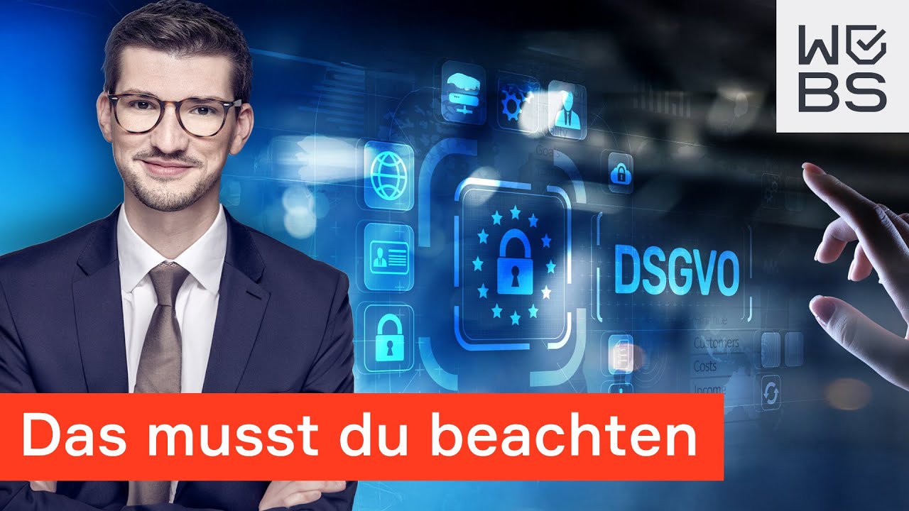 Datenschutzerklärung rechtssicher gestalten - DSGVO einfach erklärt #3 | WBS - Die Experten