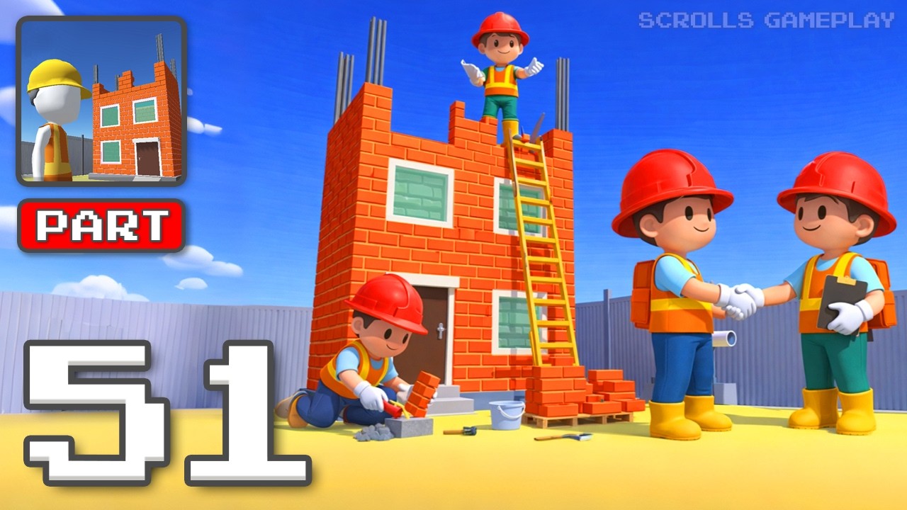 Pro Builder 3D - Gameplay Walkthrough Part 51 - Build Big Build Smart (iOS, Android)