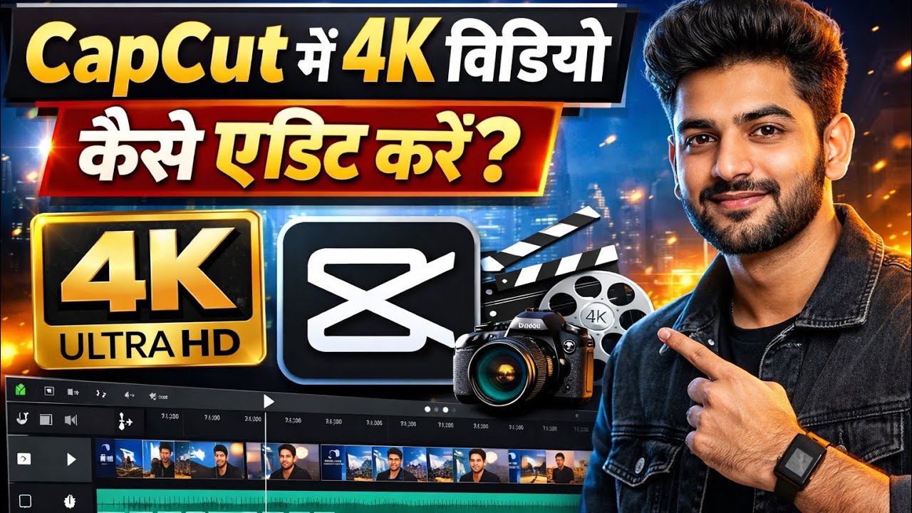 CapCut Mein 4K Video Editing Kaise Karen? | Full Tutorial 2026 | Export in 4K Ultra HD